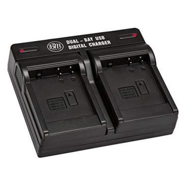 Imagem de DMW-BLH7, DMW-BLH7e Carregador de bateria rápido duplo para câmera digital Panasonic Lumix DC-GX850, DMC-GM1, DMC-GM1K, DMC-GM1KA, DMC-GM1KS, DMC-GM5, DMC-GM5KK