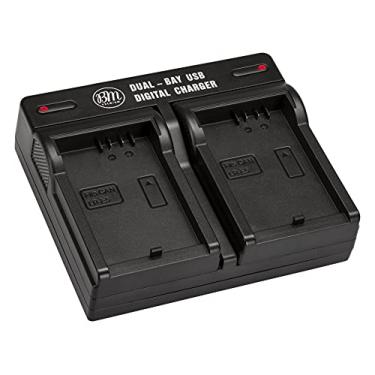 Imagem de Carregador de bateria BM Premium LP-E5 Dual Bay para Canon EOS Rebel XS, Rebel T1i, Rebel XSi, 1000D, 500D, 450D, Kiss X3, Kiss X2, Kiss F Digital SLR