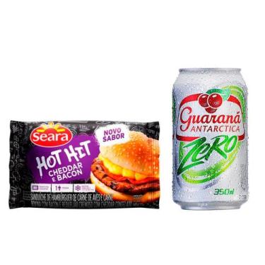 Imagem de Kit 1 Refrigerante Guaraná Antarctica Zero Lata 350ml - Seara