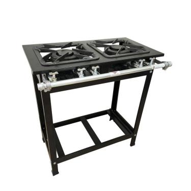 Imagem de Fogao 2 Bocas 30X30 Gold Sl-cfzg-119 Gas Glp Alta Pressao Perfil 7Cm De Pe Queimador Starline - Cefaz