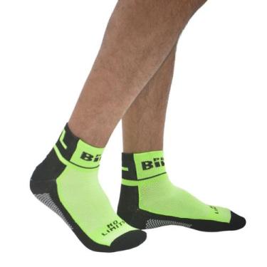 Imagem de Meia para ciclista masculina cano curto em microfibra Apollo., Verde 2