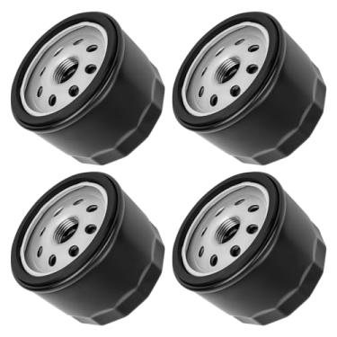 Imagem de Filtro de óleo 492932 compatível com JD AM125424, GY20577 cortador de grama trator, 49065-7007 filtro de óleo compatível com motor FR651V, FR691V, FR730V, substitui 492932S, pacote com 4