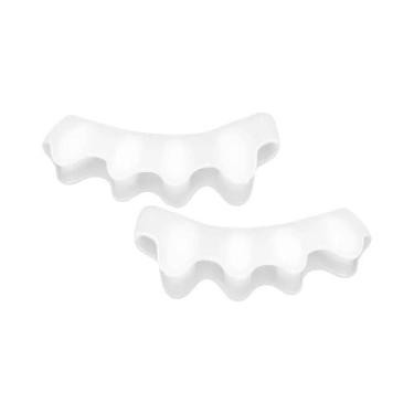 Imagem de Separadores De Dedos De Silicone Corretor De Joanetes Espalhadores De 