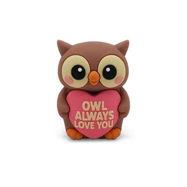 Imagem de GOOFBALLS Sweethearts Figurine – Miniature Home Accent, Small Tabletop Ornament for Shelf, Desk, or Living Room Décor – Owl