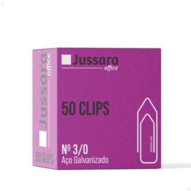 Imagem de Clips Galvanizado Para Papel 3/0 CX C/50 Jussara