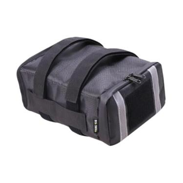 Imagem de menolana Bolsa de compras traseira para bicicleta, bolsa de compras de tecido Oxford de grande capacidade, de selim para bicicleta, para e viagens