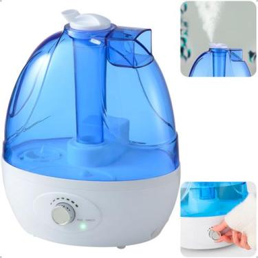 Imagem de Umidificador De Ambiente 2,5l Ultrassônico Saida 360 Cor Azul - B-Max
