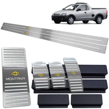 Imagem de Descanso Pedaleira Soleira Montana 2003 A 2010 Prata