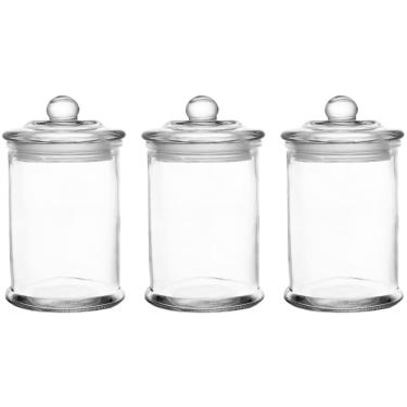 Imagem de Jogo 3 Potes 300ml De Vidro Herméticos Redondo Arena Lyor