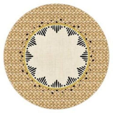 Imagem de Capa De Sousplat Bogolan 534234 2Und 35Cm Belchior