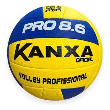 Imagem de Bola de Vôlei Kanxa Oficial Profissional 8.6 Original Macia Adulto Inf