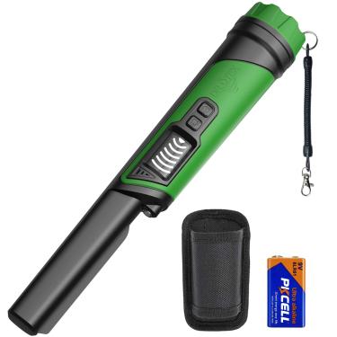 Imagem de DR.ÖTEK Pinpointer detector de metais para adultos e crianças, varinha portátil com tela LCD, totalmente à prova d'água, detecção de 360°, 3 modos, cancelamento de interferência exclusivo para caça ao