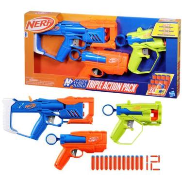 Imagem de Lançador de dardo nerf n series triple action - hasbro f9841