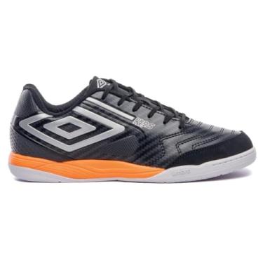 Imagem de Chuteira Umbro Pro 5 Bump Club Futsal - Preto/laranja - 45