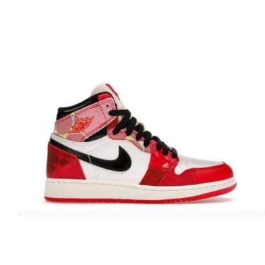 Imagem de Nike Tênis infantil Air Jordan 1 Retro High OG, University Red/Black/White, 19