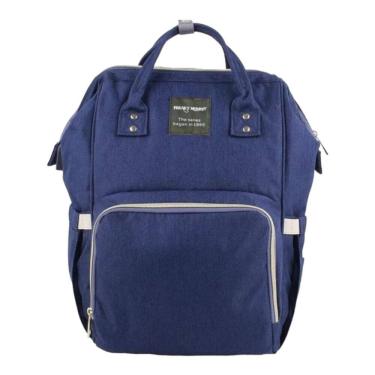 Imagem de Mochila materna grande e elegante de 25L de poliéster impermeável
