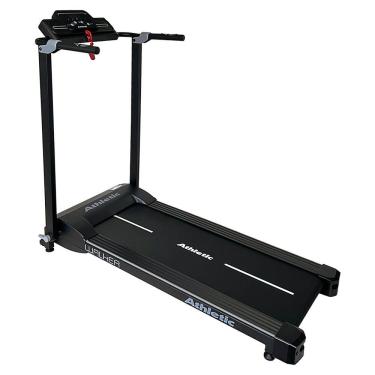 Imagem de Esteira Elétrica Athletic Walker 10km/h 100kg Suportados Compacta Dobrável Silenciosa E Econômica Bivolt