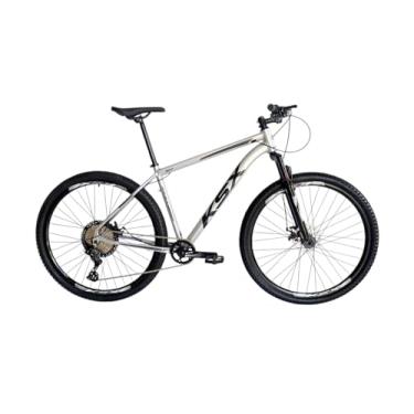Imagem de BICICLETA BIKE ARO 29 MTB ALUMÍNIO KSX 12V K7 11x52 FREIO HIDRÁULICO E SUSPENSÃO COM TRAVA UNISSEX (PRATA ADS PRETO, 15)