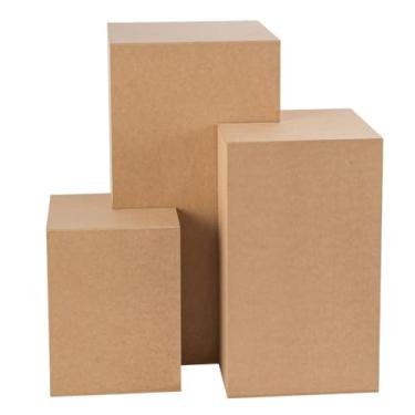 Imagem de Trio Mesa festa Cubo Desconstruido Decoração enfeite mdf