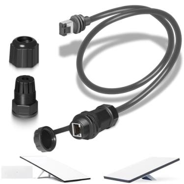 Imagem de Substituição para adaptador Ethernet Starlink geração 3/mini cabo Starlink com conectores fêmea RJ45 para conectividade definitiva com antena e roteador Starlink Gen 3 (6 metros)