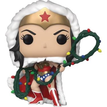 Imagem de POP! DC HEROES - MULHER MARAVILHA - MULHER MARAVILHA - LACO COM AS LUZES DE NATAL #354 – FUNKO
