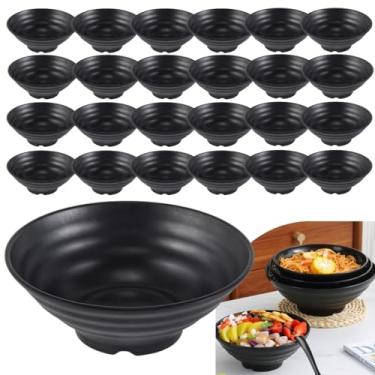 Imagem de Tigela Bowl Redonda 20cm Ramen Lámen Poke Sopa Salada Oriental Comida Japonesa Melamina Premium (24)