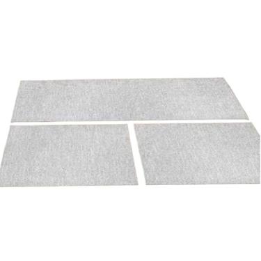 Imagem de Kit Tapete Cozinha 3 Pecas Luxo 2 Tapetes 1 Passadeira Antiderrapante Lavavel Maquina(CRU)