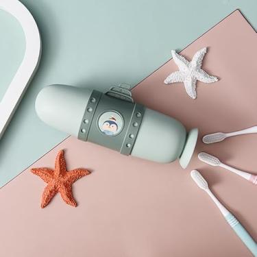 Imagem de Estojo de escova de dentes portátil e minimalista - fino e elegante para viagens e casa (verde)