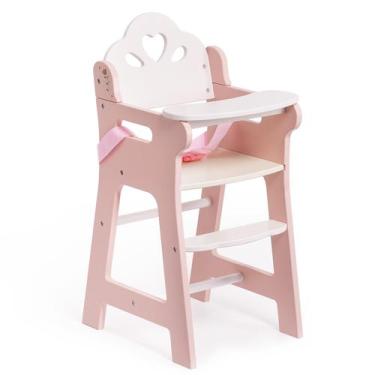 Imagem de Cadeira alta Baby Doll ROBOTIME para bonecas de 18 polegadas Pretend P