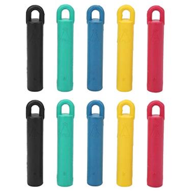 Imagem de Gancho de borracha para bastão de piscina, suporte de ponta de taco de bilhar, azul, tamanho de bolso, 10 peças, cabide de bastão de piscina para suprimentos de bilhar