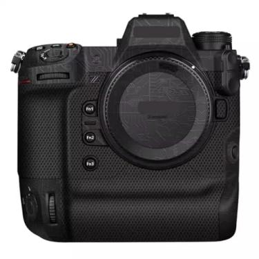 Imagem de Z 9 Adesivo de câmera anti-arranhões revestimento protetor de corpo película protetora capa para Nikon Z9 (Circuit Black)
