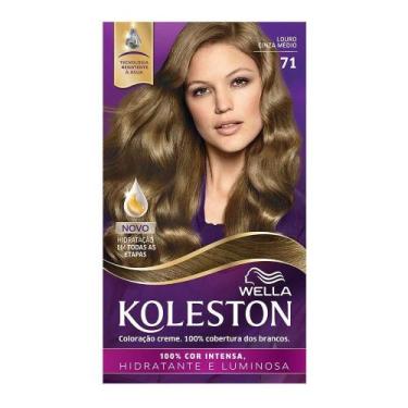 Imagem de Tinta de Cabelo Koleston 71 Louro Cinza Médio 55g, Louro Cinza Médio
