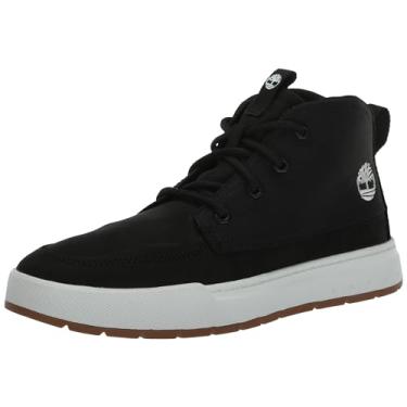 Imagem de Timberland Tênis masculino Maple Grove Mid Lace-Up, Nobuck preto, 43