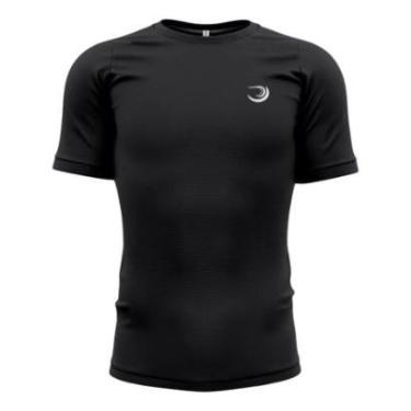 Imagem de Camiseta Summer Pro Preta Cinza Treino Corrida - Anti Odor UV 50+-Unissex