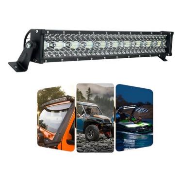 Imagem de Barra Led Curva 390w 12v 24v Truck Caminhão Carreta Barco Carro Caminhonete Pick-up