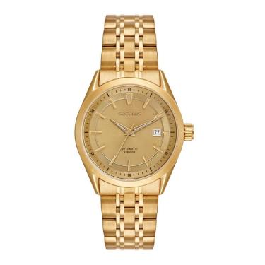 Imagem de Relógio Seculus Masculino Ref: 77349gpsvda4 Automático Dourado