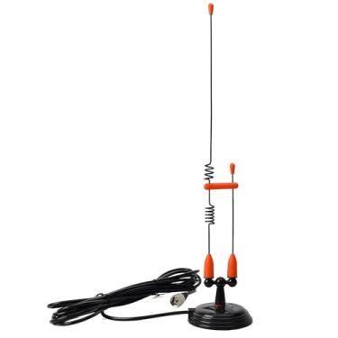 Imagem de UAYESOK Antena móvel de montagem magnética resistente de banda dupla 2 m 70 cm VHF/UHF Mag Base Antena PL-259 Plug para veículo caminhão SUV, sistema repetidor de rádio móvel