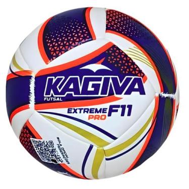 Imagem de Bola de Futsal Infantil Kagiva F5 Extreme Pro Sub 11 25, Branco, Azul