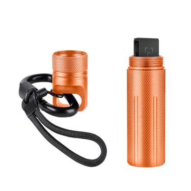 Imagem de Jeohu Capa carteira Crypto compatível com Ledger Nano S X S Plus Yubikey 5 5C NFC 5Ci, pod de hardware de liga de alumínio, à prova d'água, à prova de choque, dispositivo USB de polegar para