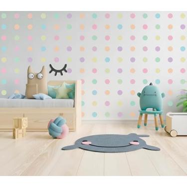 Imagem de Adesivo de Parede Infantil Vinil Autocolante 150 Adesivos de Bolinhas Coloridas