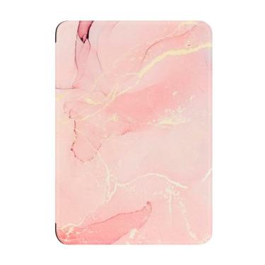 Imagem de Akacy Capa com padrão pintado para o novo Kindle de 6 polegadas (11ª geração - versão 2024/2022) - capa leve de couro PU com hibernar/despertar automático para e-reader Kindle 11ª geração 2024/2022