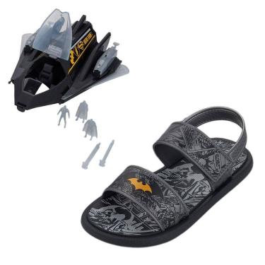 Imagem de Sandalia Infantil Menino Facil Calce Liga Da Justica Galaxy