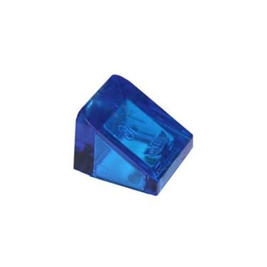 Imagem de LEGO Parts and Pieces: Transparent Dark Blue (Transparent Blue) 1x1x2/3 30 Slope x50