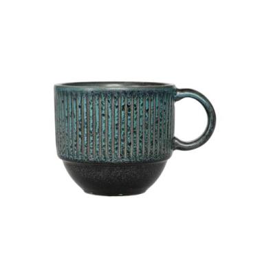 Imagem de Xícara Chá Cerâmica Empilhável Linhas Night Sky 330ml - 1 pc - PORTO B