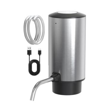 Imagem de Shakven Distribuidor elétrico de vinho, arejador elétrico de vinho - Aerador automático de vinho para bebidas alcoólicas - Decantador inteligente, bomba recarregável de decantador de vinho USB para