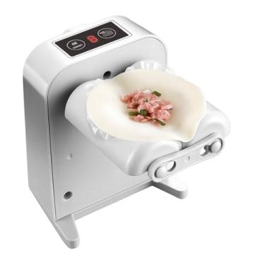 Imagem de Máquina Elétrica para Pastel e Ravióli, 6 Cavidades, Plástico Preto, 800W, Estilo Moderno, 30x40x30cm, Superfície de Cozimento 30x30cm