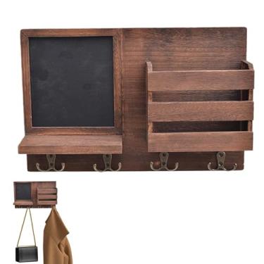 Imagem de Shakven Porta-chaves vintage, porta-chaves de,Cabide de chave elegante montado na parede | Rack organizador de chaves simples, suporte elegante de chaveiro, organizador de cabide de chaves montado na