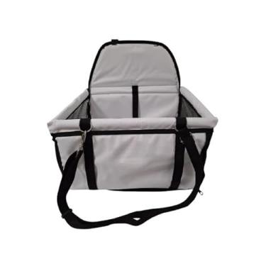 Imagem de Cadeirinha Cadeira Assento Pet de Carro para Cães Cachorro, gatos- Transporte(BRANCO)