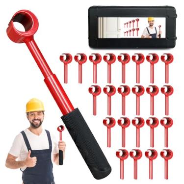 Imagem de Door Hinge Adjustment Tool Kit Door Gap Adjustment Tool for Precise Hinge Gap Adjustment Upgraded Hinge Gap Adjusting Wrench for Installation and Repair of Residential and Commercial-14