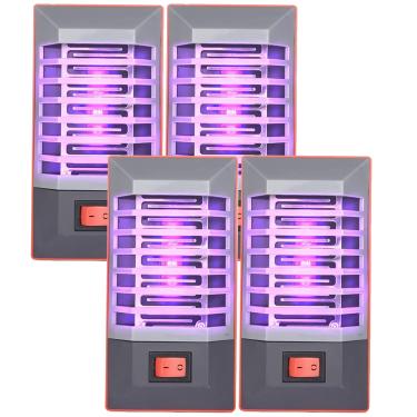 Imagem de 4 Pack Zapper Indoor Matador de Mosquitos Armadilha Elétrica para Matar Moscas Casa Cozinha Quarto Escritório
